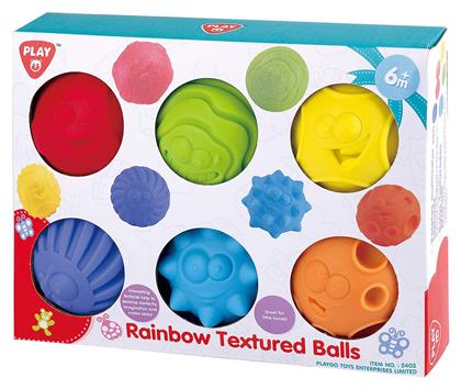 Playgo Rainbow Balls από Ύφασμα για 6+ Μηνών από το Plus4u