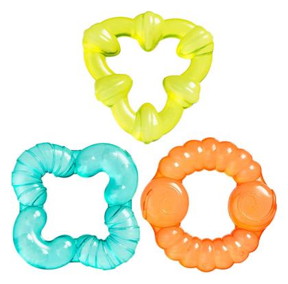 Playgro Μασητικός Κρίκος Οδοντοφυΐας με Νερό 3τμχ για 3 m+