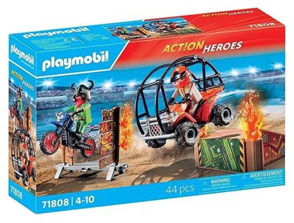 Playmobil Action Heroes Ακροβατικά με Γουρούνα & Μηχανή για 4-10 ετών