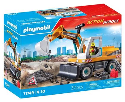 Playmobil Action Heroes Μεγάλος Εκσκαφέας Κατασκευών για 4-10 ετών