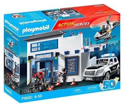 Playmobil Action Heroes Τμήμα Περιπολικό Ελικόπτερο για 4-10 ετών