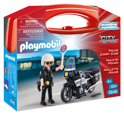 Playmobil City Action Αστυνόμος με Μοτοσικλέτα για 4 ετών από το BlablaToys