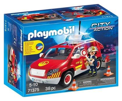 Playmobil City Action Όχημα Αρχιπύραρχου Με Φάρο Και Σειρήνα για 5-10 ετών