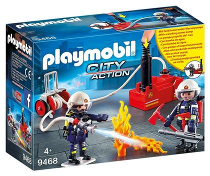 Playmobil City Action Πυροσβέστες με Αντλία Νερού για 4 ετών από το BlablaToys