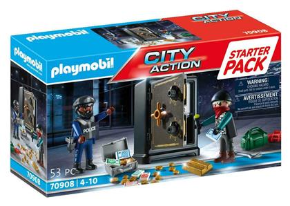 Playmobil City Action Σύλληψη Διαρρήκτη Χρηματοκιβωτίου για 4-10 ετών