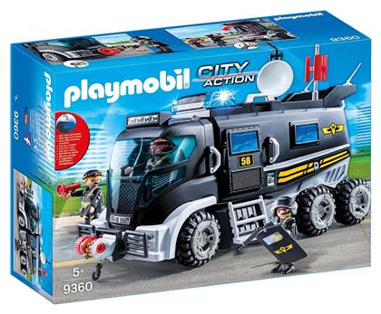 Playmobil City Action Θωρακισμένο Όχημα Ειδικών Αποστολών για 5 ετών