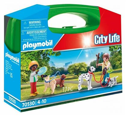 Playmobil City Life Βόλτα με Σκυλάκια για 4-10 ετών