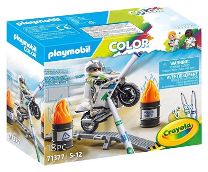 Playmobil Color Μοτοσικλέτα με Οδηγό για 5-12 ετών