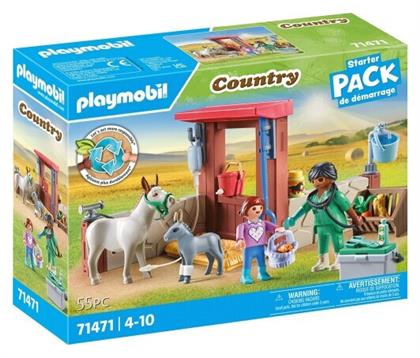 Playmobil Country Φροντίζοντας Τα Γαϊδουράκια για 4-10 ετών