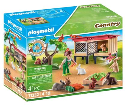 Playmobil Country Κουνελόσπιτο για 4-10 ετών από το BlablaToys