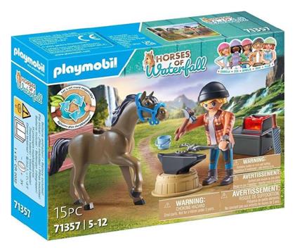 Playmobil Horses Of Waterfall Ο Πεταλωτής Ben Με Το Άλογο Achilles για 4-10 ετών