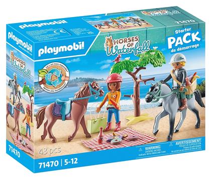 Playmobil Horses Of Waterfall Βόλτα στην Παραλία με την Amelia και τον Ben για 5-12 ετών από το Toyscenter