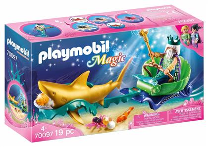 Playmobil Magic Sea King with Shark Carriage για 4 ετών