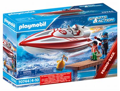 Playmobil Sports & Action Speedboat Racer για 4-10 ετών