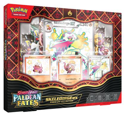 Pokémon Φακελάκια Scarlet & Violet Paldean Fates Premium Collection Box Pokémon Skeledirge 9790362