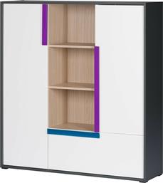 Παιδική Συρταριέρα Libera Plus Λευκό / Πολύχρωμο με 1 Συρτάρι 124x36x133εκ. από το Polihome