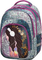 Polo Backpack Teen Age Σχολική Τσάντα Πλάτης Δημοτικού Πολύχρωμη Μ33 x Π25 x Υ45cm από το Moustakas Toys