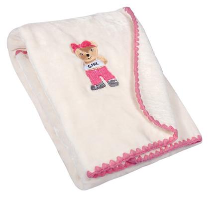 Polo Club Κουβέρτα Κούνιας Essential Baby 8839 Βελουτέ 110x140εκ.