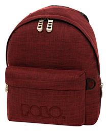 Polo Mini Bag Jean Υφασμάτινο Σακίδιο Πλάτης Μπορντό από το Public