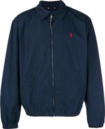 Polo Ralph Lauren ανδρικό bomber μπουφάν με κεντημένο logo - 710704084010 - Μπλε Σκούρο από το Notos