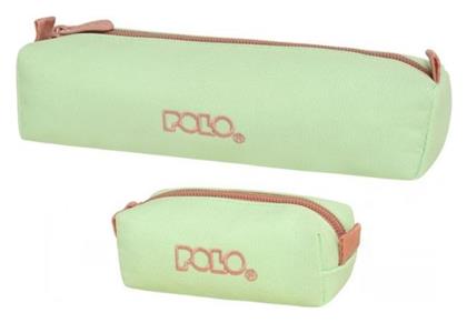 Polo Wallet Dos Pistachio Pink Κασετίνα Βαρελάκι με 1 Θήκη Πράσινη από το BlablaToys