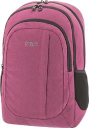 Polo Whizz Σχολική Τσάντα Πλάτης Γυμνασίου - Λυκείου σε Ροζ χρώμα Μ31 x Π16 x Υ44cm από το Athletix