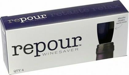 Πώμα Φιάλης Repour Wine Saver 4τμχ από το Plus4u