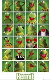 POSTER THE MUPPETS KERMIT COLLAGE 61 X 91.5 CM