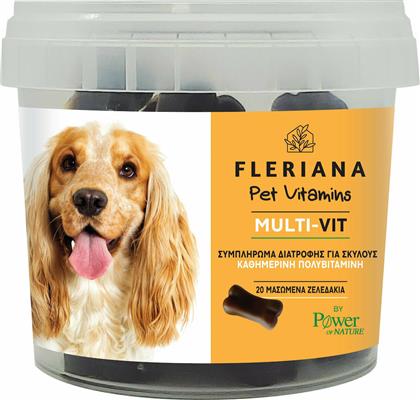 Power Health Fleriana Pet Vitamins Multi-Vit Πολυβιταμίνες Σκύλου σε Δισκία 20caps