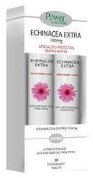 Power Of Nature Echinacea Extra Εχινάκεια 2 x 20 αναβράζοντα δισκία Λεμόνι