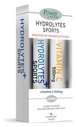 Power Of Nature Hydrolytes Sports with Stevia & Vitamin C 500mg Πορτοκάλι 2x20 αναβράζοντα δισκία