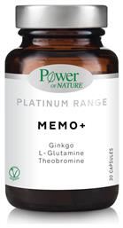 Power Of Nature Platinum Range Memo+ Synergistic Formula 30 κάψουλες