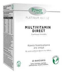 Power Of Nature Platinum Range Multivitamin Direct Πολυβιταμίνη 20 φακελίσκοι