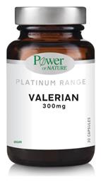 Power Of Nature Platinum Range Valerian 300mg Για Τον Ύπνο & Το Άγχος 30 Φυτικές Κάψουλες