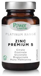 Power Of Nature Platinum Range Zinc Premium 5 30 κάψουλες