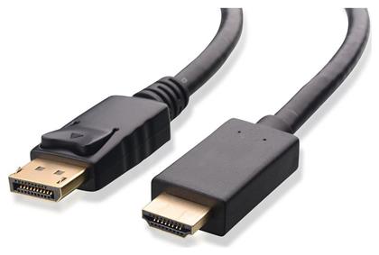 Powertech Cable DisplayPort male - HDMI male 5m (CAB-DP029)