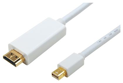 Powertech Cable mini DisplayPort male - HDMI male 2m (CAB-DP011)