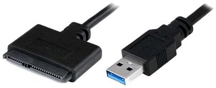 Powertech Cable USB 3.0 to SATA Μαύρο (CAB-U032)