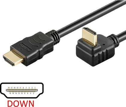 Powertech HDMI 1.4 Cable HDMI male - HDMI male 1.5m Μαύρο