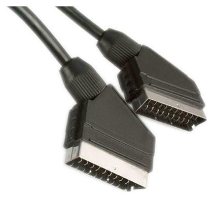 Powertech Καλώδιο Scart male - Scart male 3m Μαύρο CAB-S003
