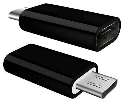 Powertech Μετατροπέας micro USB male σε USB-C female OTG (CAB-UC020)