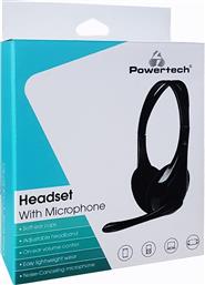 Powertech On Ear Multimedia Ακουστικά με μικροφωνο και σύνδεση 3.5mm Jack