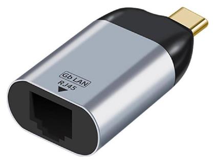 Powertech PTH-095 USB-C Αντάπτορας Δικτύου για Ενσύρματη σύνδεση Gigabit Ethernet