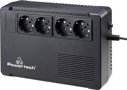 Powertech UPS Line-Interactive 950VA 570W με 4 Schuko Πρίζες