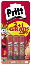 Pritt Κόλλα Stick Stick 3τμχ Μικρού Μεγέθους 11gr