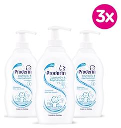 Proderm 2 σε 1 Σαμπουάν & Αφρόλουτρο 400ml