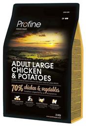 Profine Adult Large 3kg Ξηρά Τροφή για Ενήλικους Σκύλους Μεγαλόσωμων Φυλών με Κοτόπουλο και Πατάτες