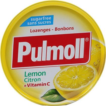 Pulmoll Vitamin C Καραμέλες χωρίς Γλουτένη Λεμόνι 45gr