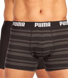 Puma Ανδρικά Μποξεράκια Μαύρα 2Pack από το Z-mall