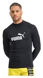 Puma Αντηλιακή Μπλούζα Μαύρη